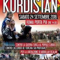 Sabato 24 a Roma in piazza per il Kurdistan. Crescono adesioni alla manifestazione
