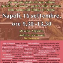 No ai licenziamenti di opinione, incontro venerdì 16 settembre a Napoli