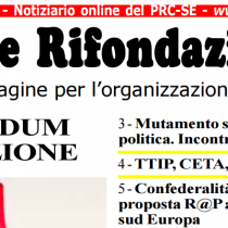 Uscito il nuovo numero di “dire fare Rifondazione”