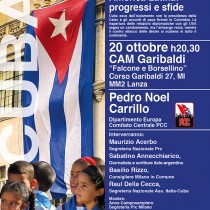 Cuba e America Latina: progressi e prospettive. A Milano e Napoli Pedro Noel Carrillo del PC cubano
