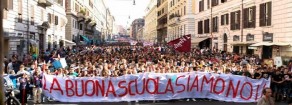 Dalla scuola il primo grande “No” a Renzi. In piazza non meno di centomila studenti medi e universitari. Prc: “Governo senza scrupoli. Ancora manganellate”