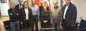 Incontro col segretario di Syriza Panos Rigas