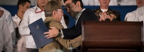 L’addio di Alexis Tsipras a Fidel Castro