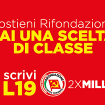 Dati 2xmille: PRC sesto partito nelle indicazioni dei cittadini, primo tra quelli fuori del parlamento