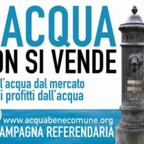 Giornata mondiale per il diritto all’acqua: chiediamo pieno rispetto referendum