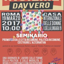 Insieme: davvero. Domenica 19 marzo seminario a Roma