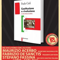 Costituzione: presentazione del libro di Ciofi a Roma con Acerbo, Fassina, De Sanctis, Meloni