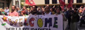 A Ventimiglia per la solidarietà contro l’intolleranza (video)