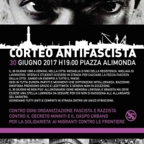 Genova 30 giugno, corteo antifascista