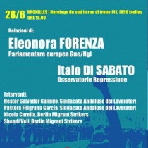 Europa, Forenza: «Da domani a Bruxelles una due giorni per costruire la rete europea per il diritto al dissenso: stop repressione»