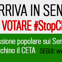 Stop CETA, per un commercio davvero libero e giusto
