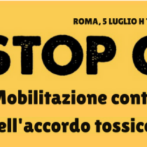 Stop Ceta, domani, 5 luglio, in piazza Montecitorio per bloccare l’approvazione del trattato Ue-Canada