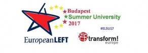 Università estiva della Sinistra Estiva, a Budapest, dal 19 al 23 luglio