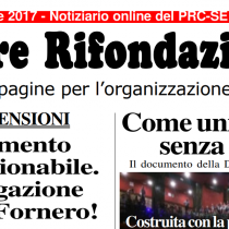 Nuovo numero di Dire, fare Rifondazione