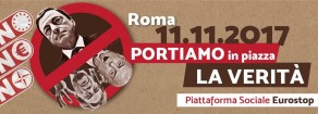 Manifestazione nazionale Portiamo in piazza la verità – Eurostop, 11/11