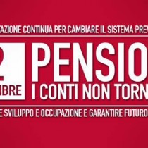 Domani in piazza con la Cgil alla manifestazione sulle pensioni: cancellare la legge Fornero, ripristinare l’articolo 18