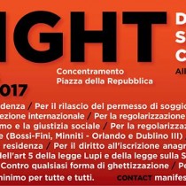 Sabato alla manifestazione Fight/Right Diritti senza confini, a Roma, per dire stop alla guerra tra poveri: vogliamo accoglienza e reddito minimo