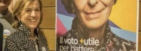 Acerbo denuncia Emma Bonino per propaganda illegale nel cuore di Roma: i posti in parlamento le sono stati garantiti dal Pd, non ha bisogno di pannelli luminosi…