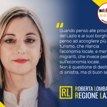 Lazio, Lombardi: “meno migranti, più turisti”. Copiano dalle destre, e pure male!