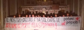 Napoli: Potere al popolo riconsegna chiesa agli ultimi
