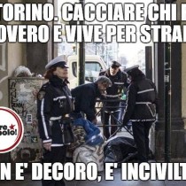 Torino – Locatelli (Prc): «Questa notte, davanti al Comune, dormiremo all’addiaccio contro le politiche di pulizia sociale dell’amministrazione Appendino»