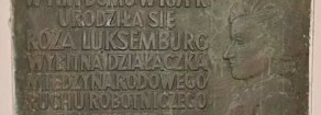 Petizione contro la rimozione della lapide commemorativa nel luogo di nascita di Rosa Luxemburg