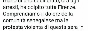 Firenze, il nostro cordoglio alla famiglia di Idy Diene. Sindaco Nardella, una vita non vale una fioriera