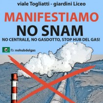 No Snam: sabato 21 manifestazione a Sulmona