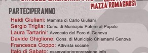 Oggi e domani a Genova per ricordare Carlo Giuliani e continuare a chiedere verità e giustizia per la mattanza del 2001