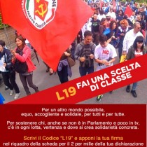 Contrordine compagni: aumentano le “indicazioni L19” in favore del PRC-SE!