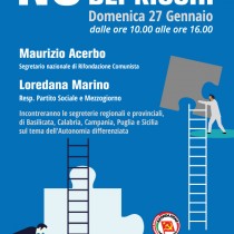 NO alla secessione dei ricchi