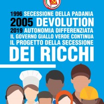NO ALL’AUTONOMIA CHE DIVIDE
