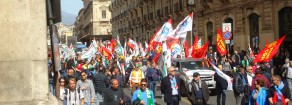 Catania 11 marzo cronaca di una “giornata particolare”: il corteo dei lavoratori Sirti contro i licenziamenti