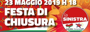Festa di chiusura della campagna elettorale della Sinistra domani a Milano