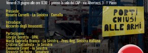 La Sinistra a fianco dei lavoratori del porto di Genova che hanno impedito l’imbarco delle armi per la guerra nello Yemen
