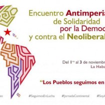 Dichiarazione finale dell’incontro antimperialista di solidarietà, per la democrazia e contro il neoliberismo