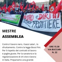 A Mestre assemblea lavoratori degli appalti e del turismo