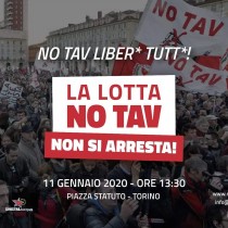 Torino – Le lotte sociali non si arrestano. Domani Rifondazione Comunista alla manifestazione Notav