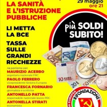 Diretta facebook venerdì 29 maggio ore 21:00