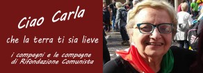 Rifondazione si stringe attorno alle donne e agli uomini dell’ANPI per la perdita della sua grande Presidente