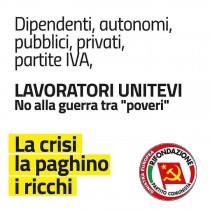 CENSIS: AUMENTANO POVERTÀ E DISUGUAGLIANZE. SUBITO REDDITO PER TUTTE/I E PATRIMONIALE