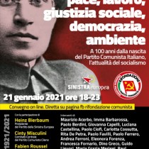 Rifondazione Comunista, 21 gennaio 2021: iniziative per il centenario a Livorno e Torino e un convegno europeo in diretta su facebook
