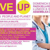 Rifondazione Comunista promuove e partecipa al Move Up 21 “Stop brevetti sui vaccini” a Roma (Pantheon)