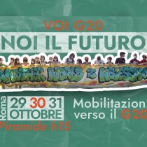 Rifondazione Comunista: noi domani 30 ottobre al corteo con i movimenti “Voi G20 noi il Futuro” e non in altre piazze