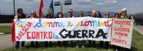 No alla guerra. Domenica 6 marzo manifestazione davanti alla base militare di Ghedi