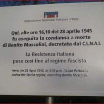 PARATE FASCISTE NEL LUOGO DELLA FINE DELLA DITTATURA. L’8 MAGGIO TUTTE E TUTTI IN PIAZZA.