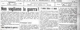 24 MAGGIO: I SOCIALISTI NEL MOMENTO DELLA GUERRA
