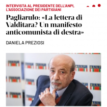 Pagliarulo: “La lettera del Ministro Valditara è un manifesto anticomunista pieno di rimozioni”