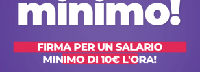 SALARIO MINIMO: 10 EURO È IL MINIMO