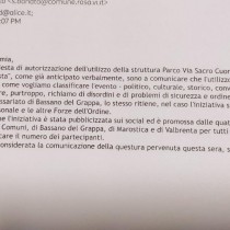 Acerbo (PRC-UP): sindaca di Rosà andrebbe rimossa. Solo una fascista può negare spazio al ricordo dei fratelli Cervi